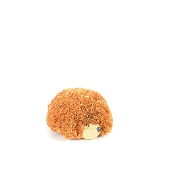 MUÑECO GRANDE ERIZO PAJA MARRON