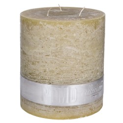 RUSTIC OLD YELLOW 3 WICK CANDLE