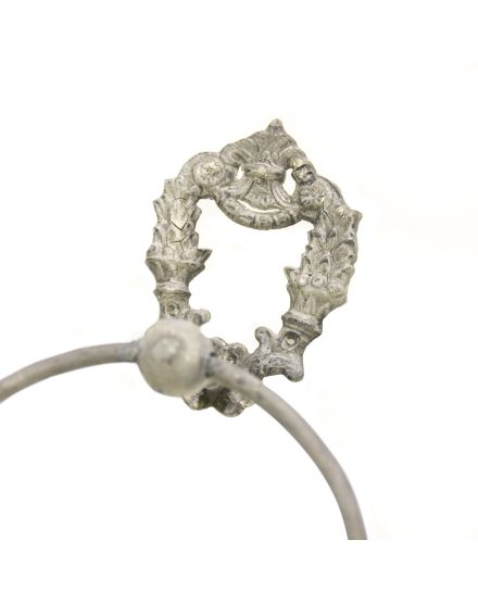 TOALLERO PARED METAL GRIS CIRCCULAR 2