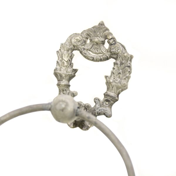 TOALLERO PARED METAL GRIS CIRCCULAR