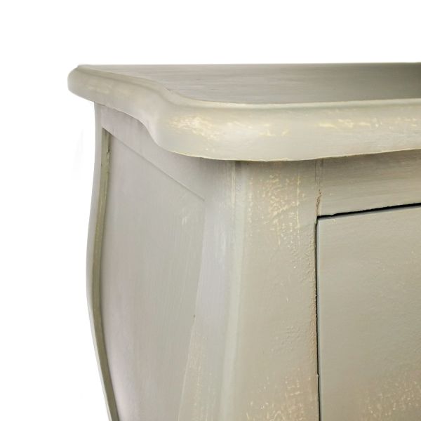 MESILLA CLASSIC MADERA PINO +MDF GRIS PERLA 2 CAJONES