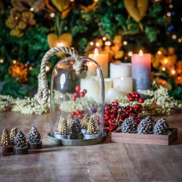 Vela decorativa para crear ambientes cálidos