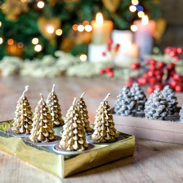 Vela decorativa para crear ambientes cálidos