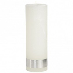 RUSTIC WHITE CANDLE CANDLE