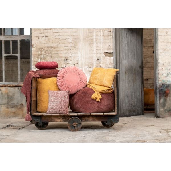 PLAID FAYOLA ALGODON OCRE 190X146