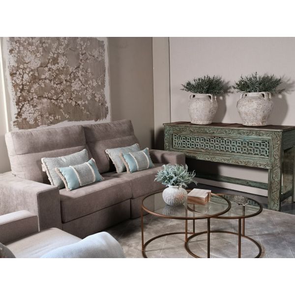 JARRON CERAMICA BLANCA PECHERA 40X40X40