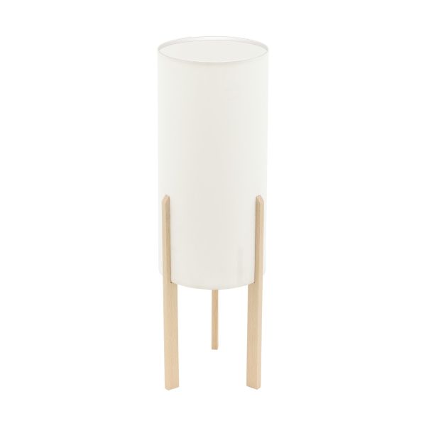 LAMPARA SOBREMESA MADERA NATURAL 17.5X17.5X50