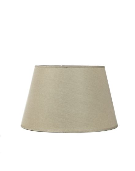 PANTALLA REDONDA CAIDA SUAVE LINO C:TOPO 35X25X22