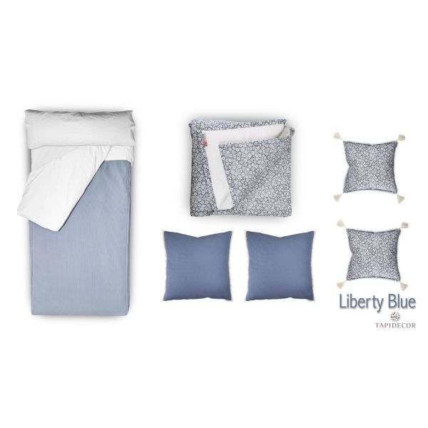 CTO COMPLETO LIBERTY AZUL CAMA 90-1050X200