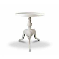 27x24 cm Blanco Mesa auxiliar blanco con decoración   Metal Bandeja Mesa decorativa diseño mesa decorativa metal 