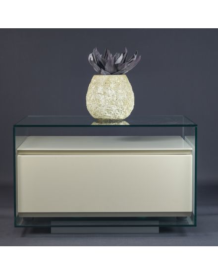 CAJA CRISTAL PARA MESITA UN CAJON 65X42X40 2