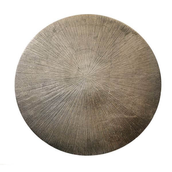 SET 3 MESAS AUXILIAR NEGRO ORO 48X48X40