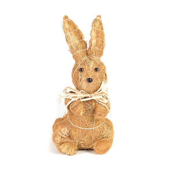 CONEJO DE PAJA SENTADO 