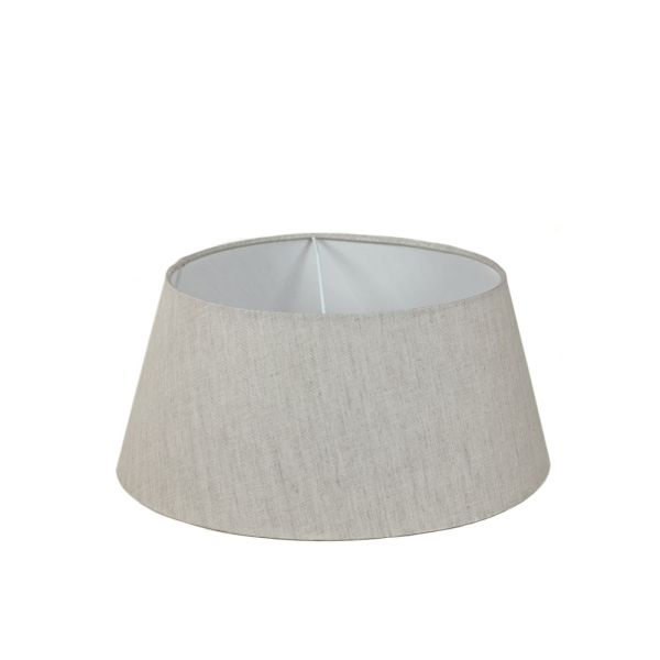 PANTALLA ALGODON NATURAL LISA C:TOPO 35X27X16