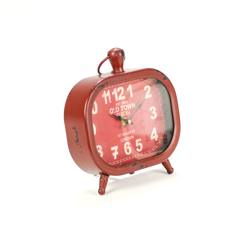 Reloj de sobremesa redondo multicolor QUO de 20 cm