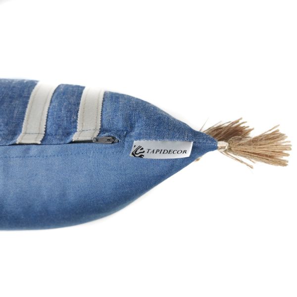 Cojín artesanal con relleno premium para cama y sofá en alta decoración elegante