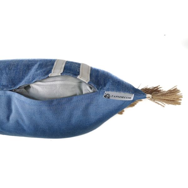 Cojín artesanal con relleno premium para cama y sofá en alta decoración elegante