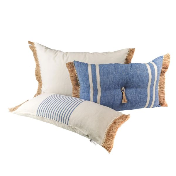 Cojín artesanal con relleno premium para cama y sofá en alta decoración elegante