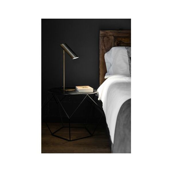 LAMPARA SOBREM. ACERO C_BRONCE DIRIGIBLE 15X22X46