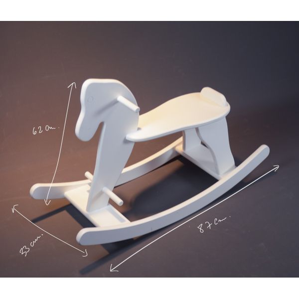 CABALLITO BALANCIN MAD BLANCO EAMI