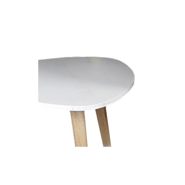 MESA BLANCA RETRO PEQUEÑA MANGO BCO.DEC.2POS 20.5X26.5