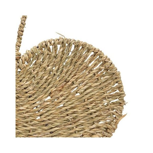 ABANICO CORAZON PAJA 35 CM