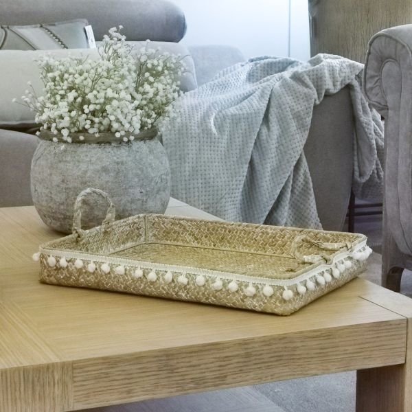 Bandeja decorativa elegante para alta decoración 