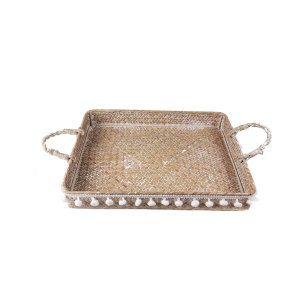 Bandeja decorativa elegante para alta decoración 