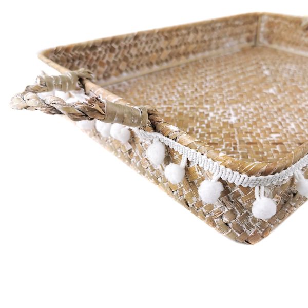 Bandeja decorativa elegante para alta decoración 