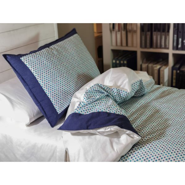 Funda Nórdica Juvenil Azul estrellas Cama 80-90 -105 (190X230 cm.) | Blue Stars