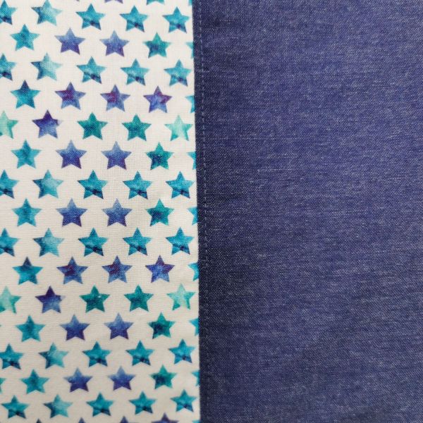 Funda Nórdica Juvenil Azul estrellas Cama 80-90 -105 (190X230 cm.) | Blue Stars