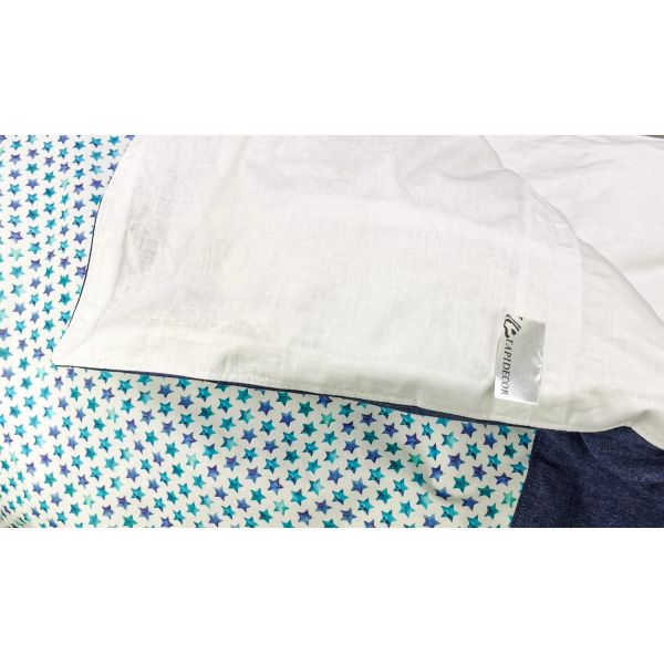 Funda Nórdica Juvenil Azul estrellas Cama 80-90 -105 (190X230 cm.) | Blue Stars