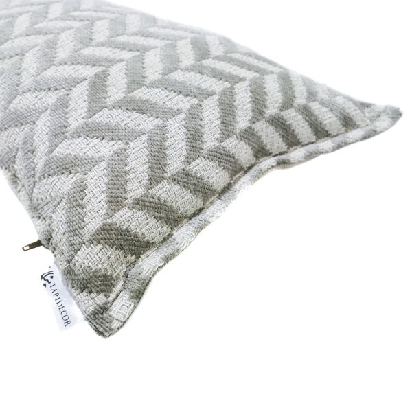 FUNDA COJIN 70X50 ESTAMPADO FL AZUL VERDE TR.BLCO ROTO B.JARD