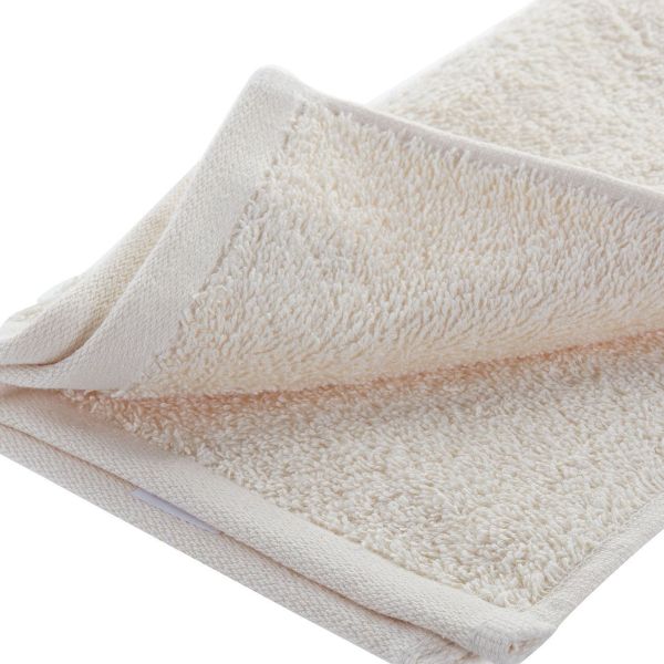 TOALLA ALGODON 30X50 TOCADOR BLANCO ROTO 550 GSM