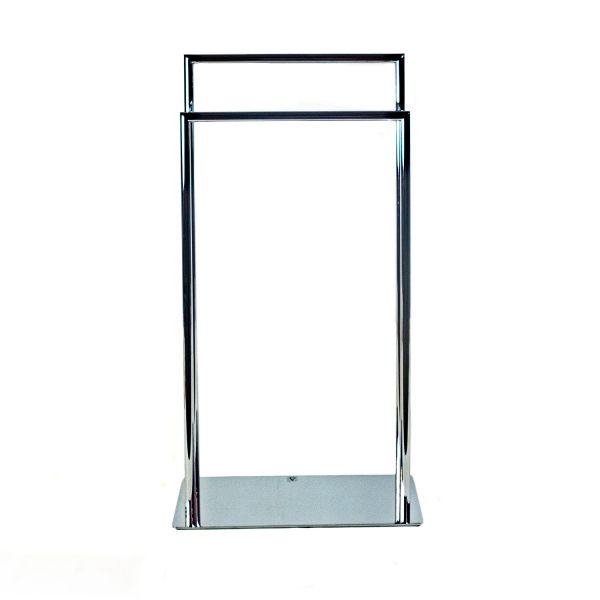 TOALLERO SUELO CROMADO BRILLO 2 TOALLAS 45X20X84