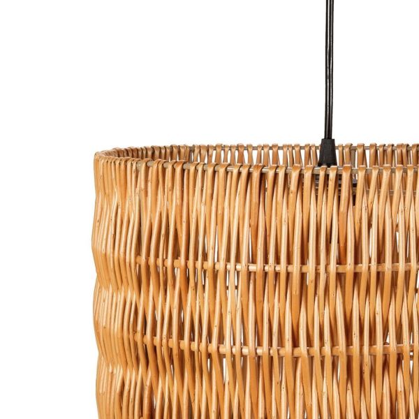 LÁMPARA TECHO MIMBRE Ø34X25 