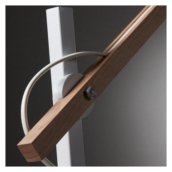 Flexo articulado blanco madera haya 50x18x65 