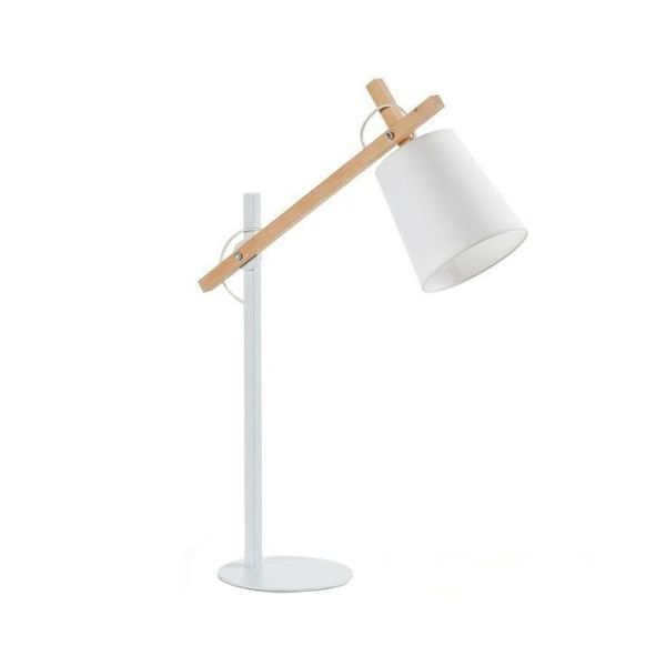 Flexo articulado blanco madera haya 50x18x65 