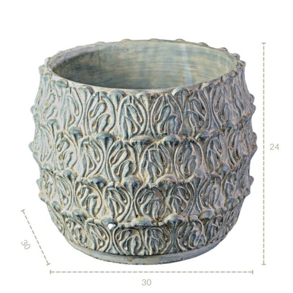 Macetero decorativo para interior y exterior en alta decoración elegante