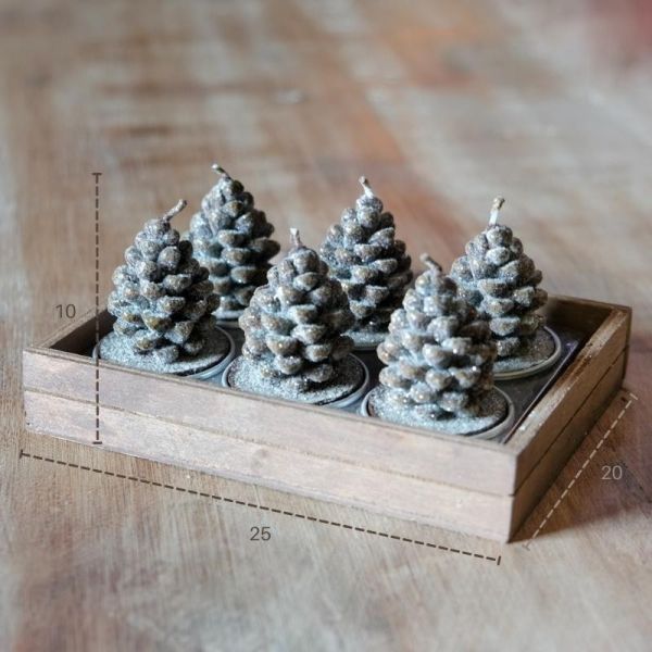 Vela decorativa para crear ambientes cálidos