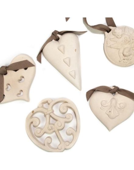 CORAZON PERFUMADOS BLANCOCINTA RASO PARA COLGAR 7X3X7 2