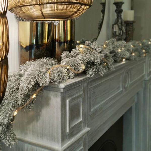 Guirnalda navidad cuerda 40 Leds 120 cm