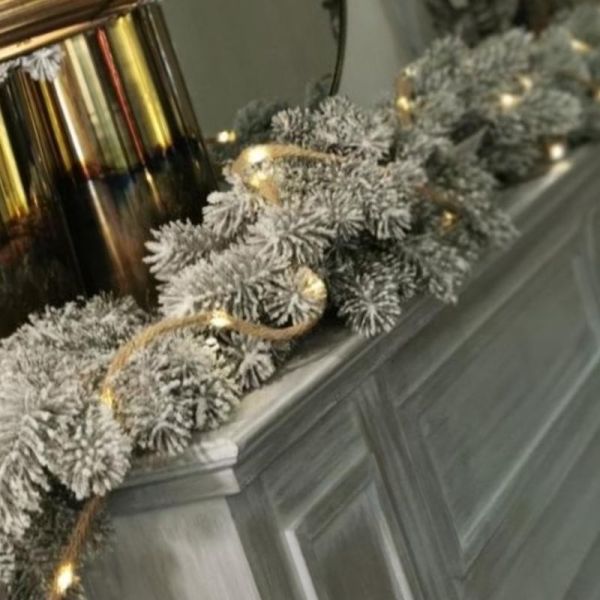 Guirnalda navidad cuerda 40 Leds 120 cm