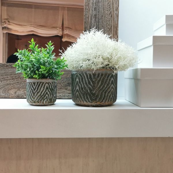 Macetero decorativo para interior y exterior en alta decoración elegante