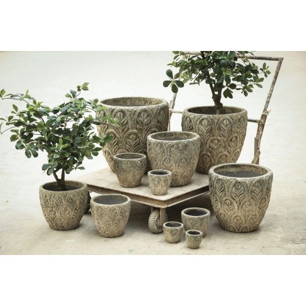 Macetero decorativo para interior y exterior en alta decoración elegante