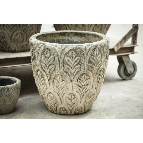 Macetero decorativo para interior y exterior en alta decoración elegante