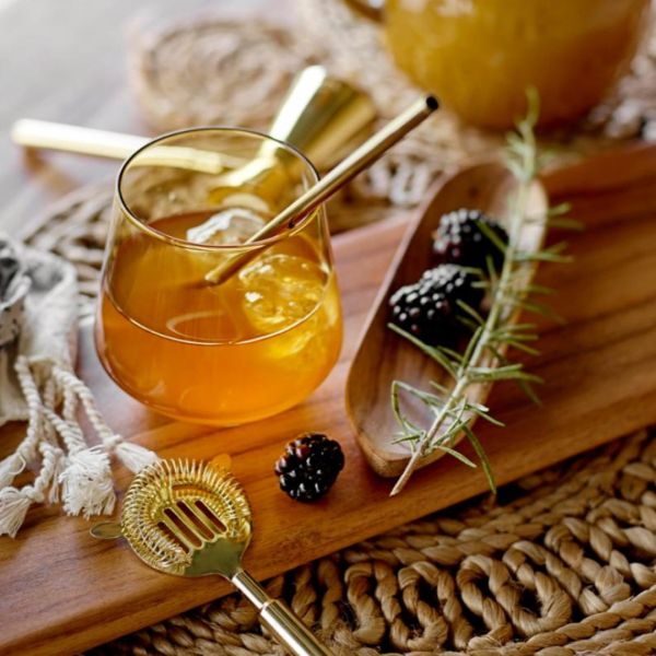 Pajitas de acero inoxidable 0.5x20 mezcla coctele  