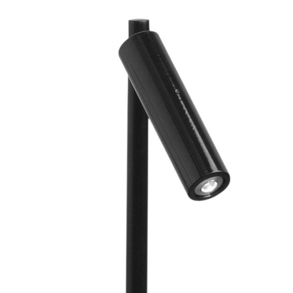 Lampara sobremesa metal  35x15 negra 