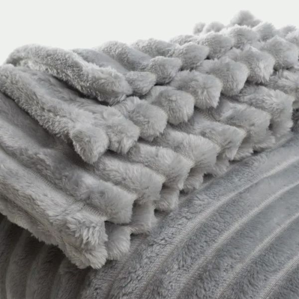 Manta sofa pelo 130x170 gris 