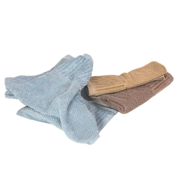 Toalla algodón mediana de baño lavabo blanco roto  100X55 - 540 Gr.